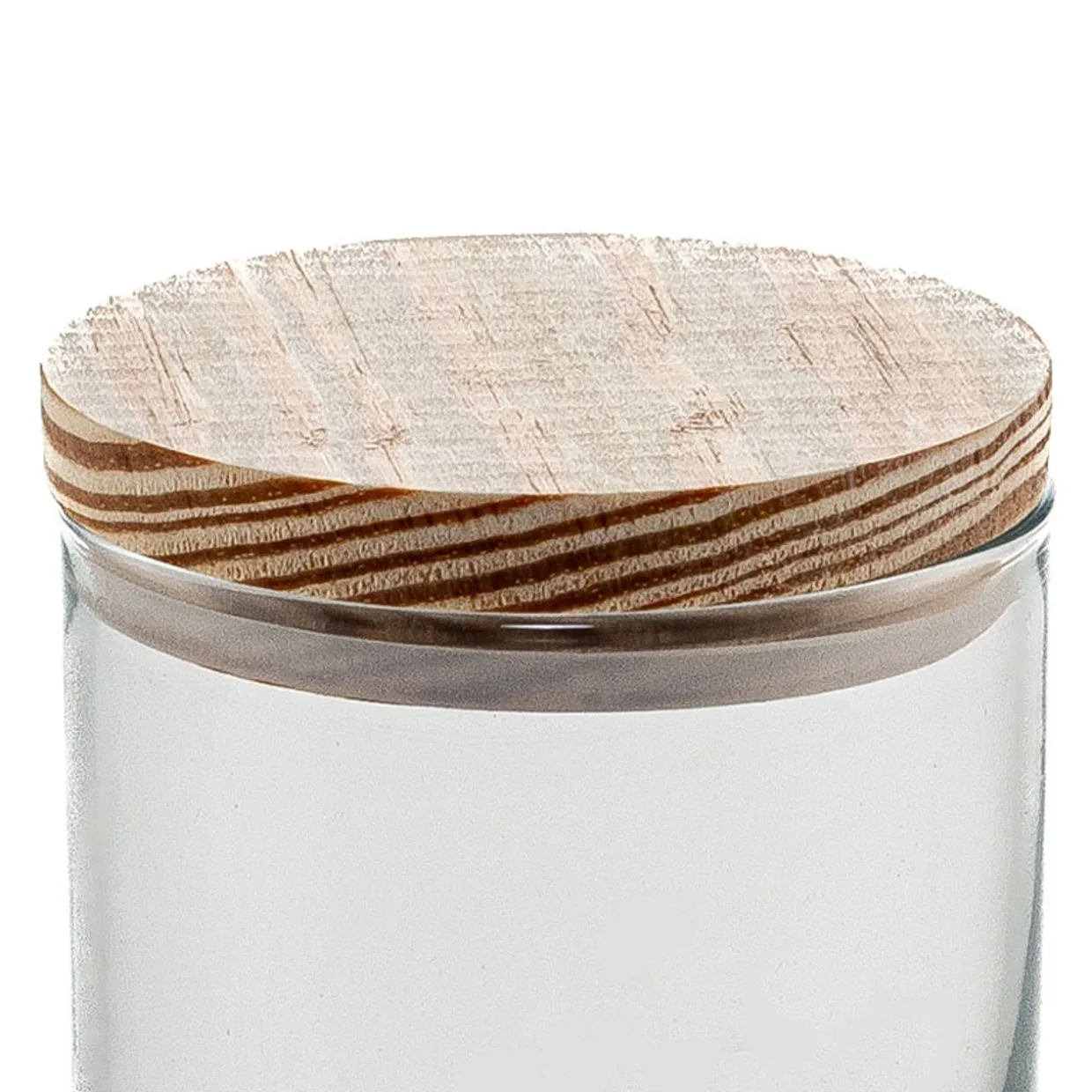 Jar Store Essence Pine Lid 3 1/8 Inch | 12 Pack> Wood Lids