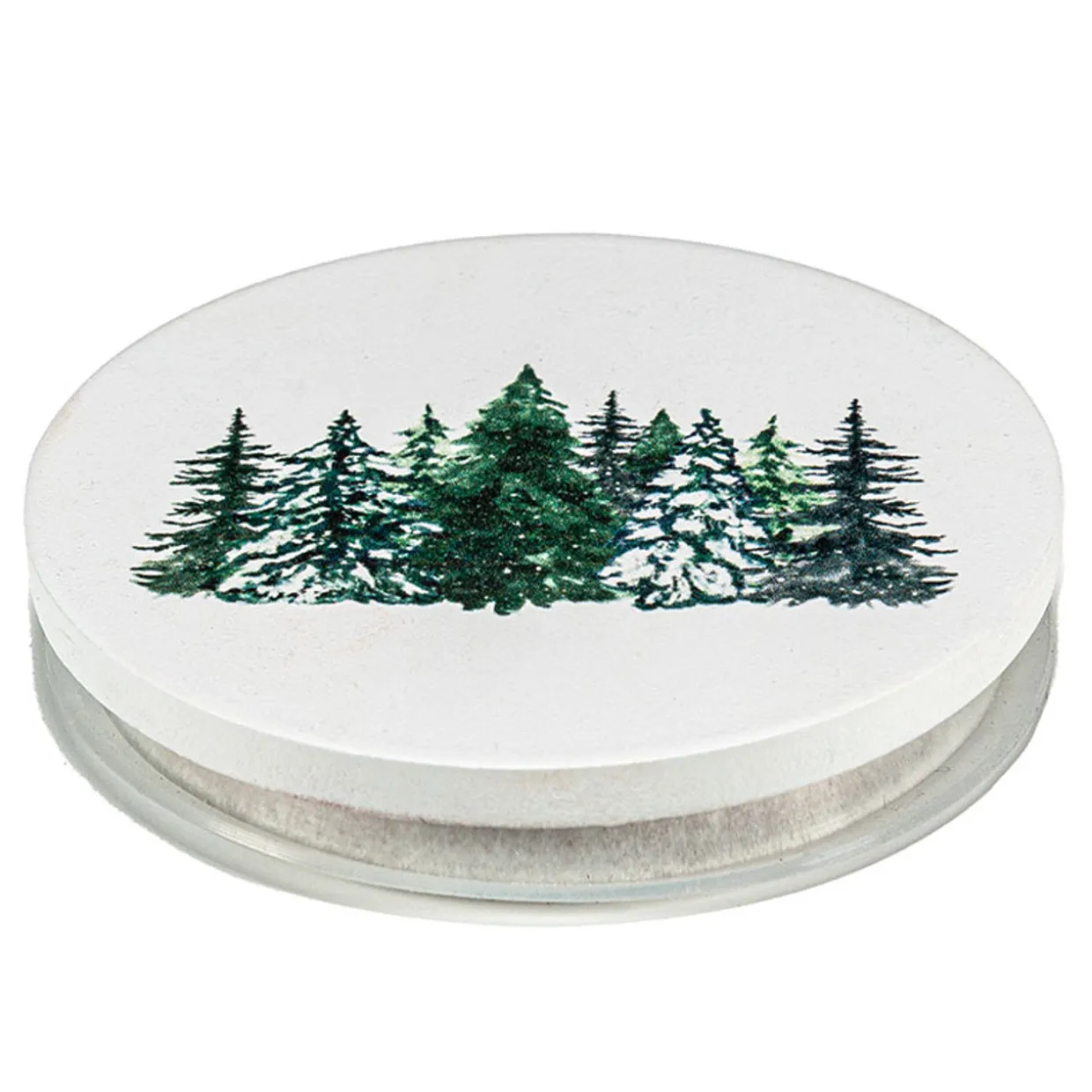 Jar Store Frosted Pines Wood Lid | 12 Pack> Wood Lids