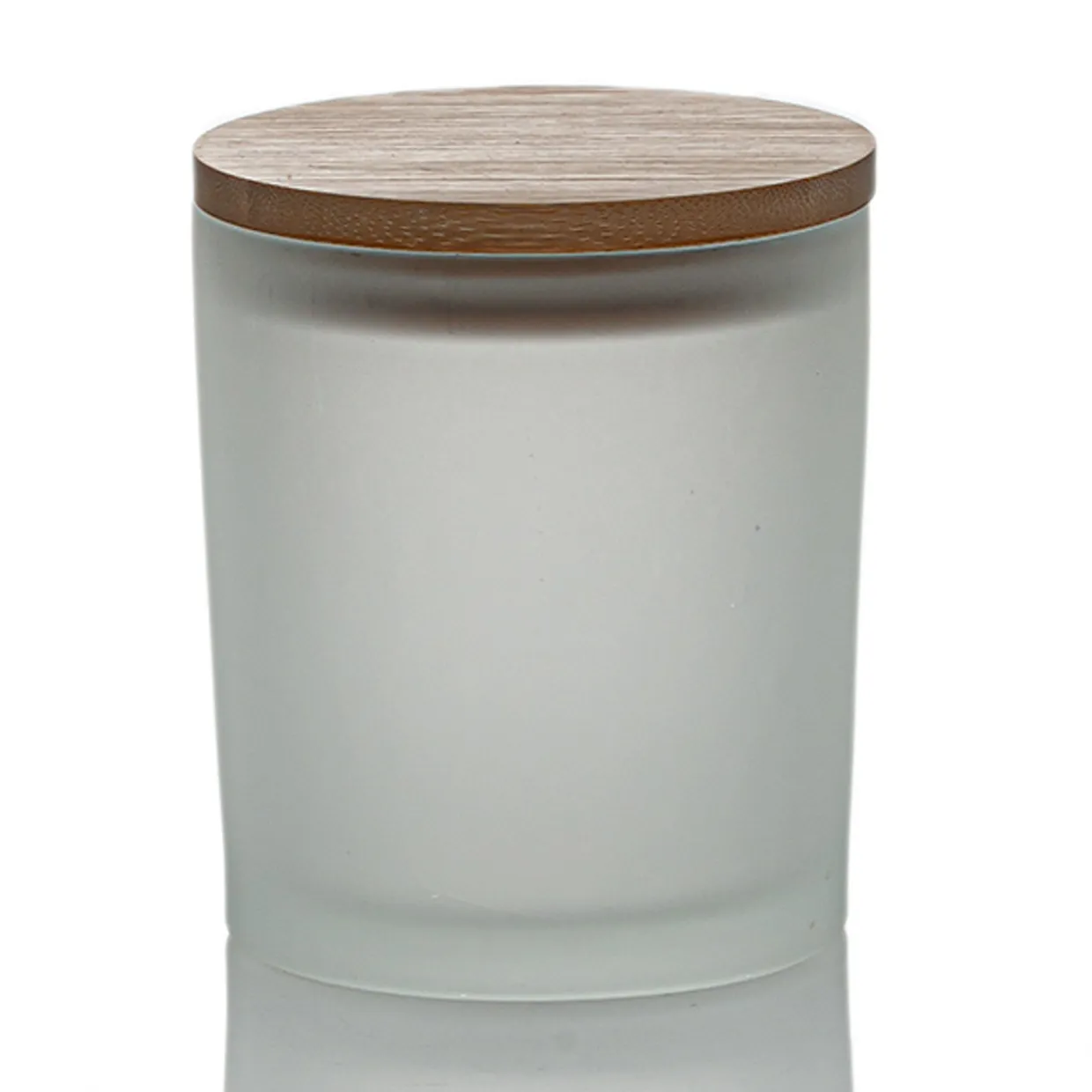 Jar Store Colored Candle Jar 14.5 Oz With Bamboo Lid | 12 Pack> Candle Jars With Lids | Cylinder Candle Jars