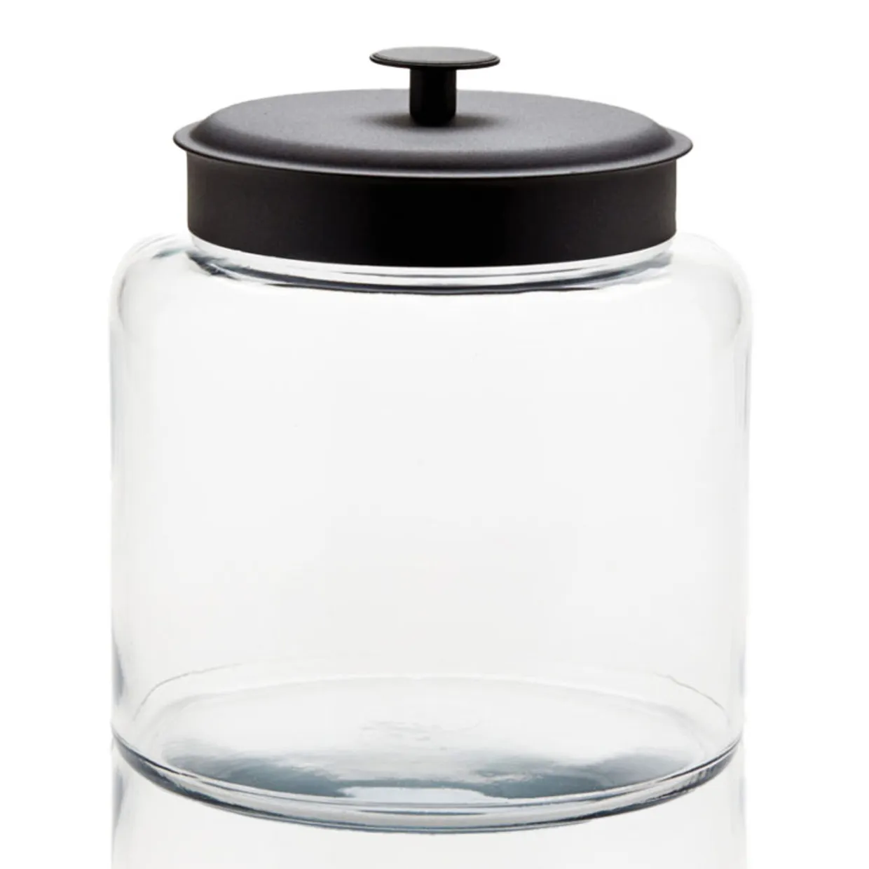 Anchor Hocking 1 1/2 Gallon Anchor Montana Jar With Black Metal Cover> Large | Montana Jars