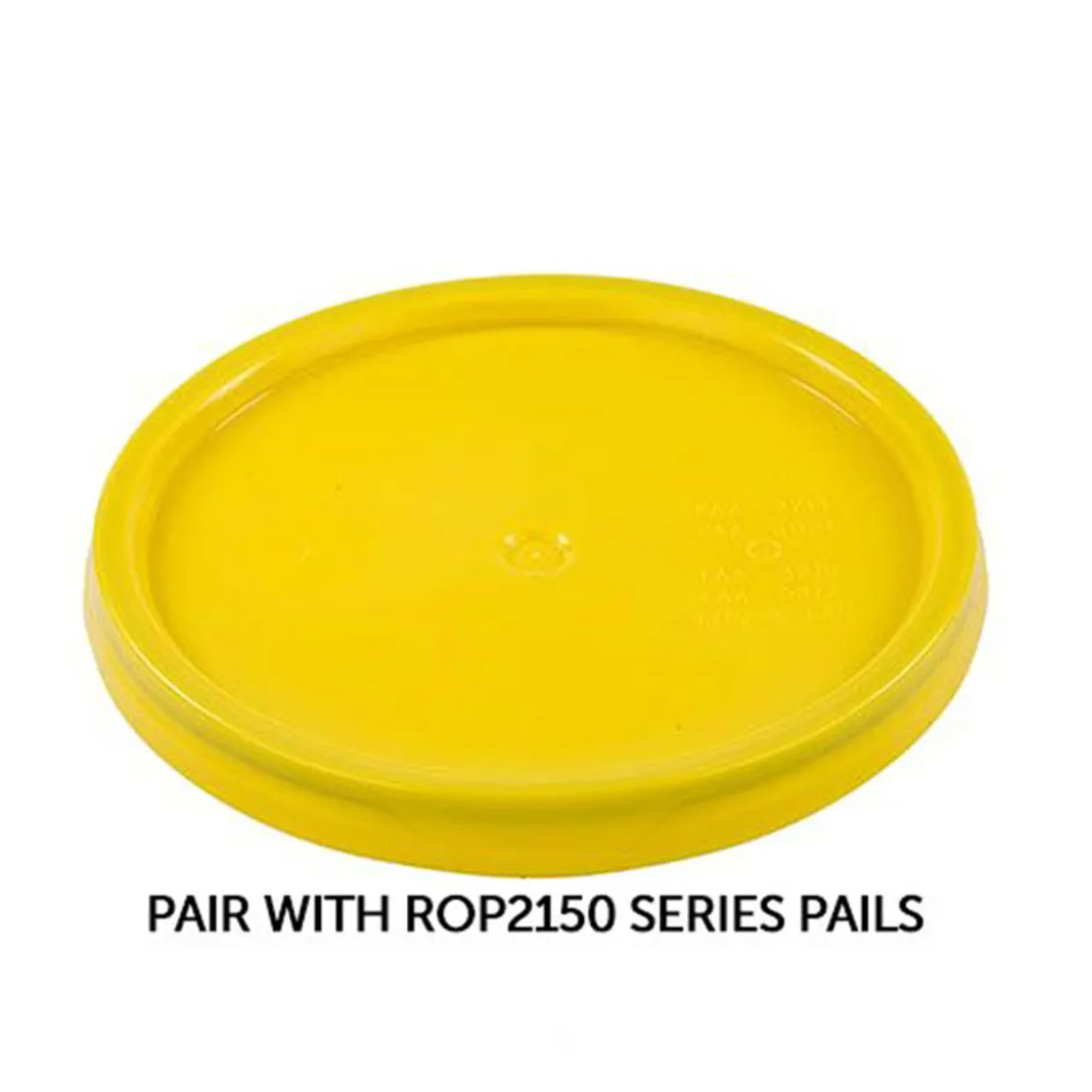 BASCO 5 Gallon RightPail" Yellow HDPE Tear Tab Lid> Honey Jars And Bottles