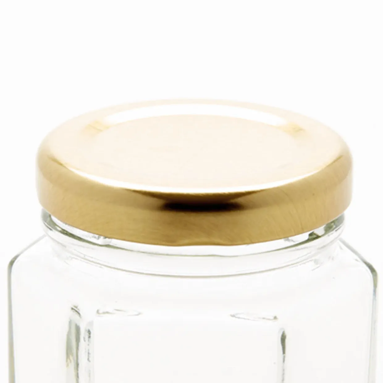 Jar Store Gold 48mm Twist Off Lid | 12 Pack> Metal Lids