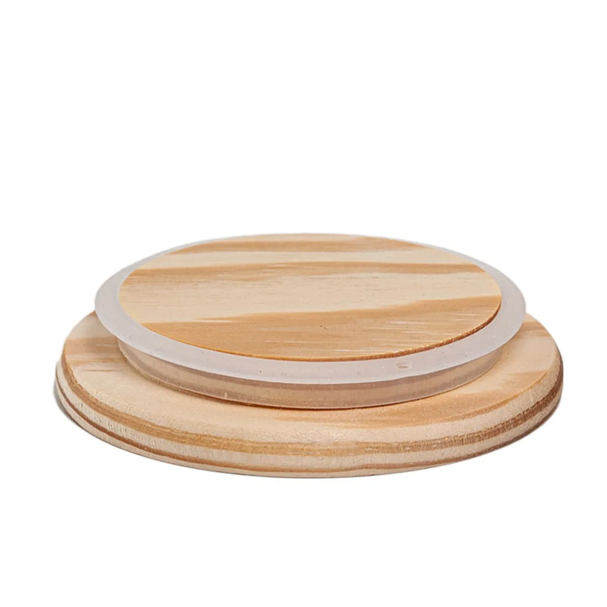 Jar Store Harmony Pine Lid For Apothecary Jars | 12 Pack> Wood Lids