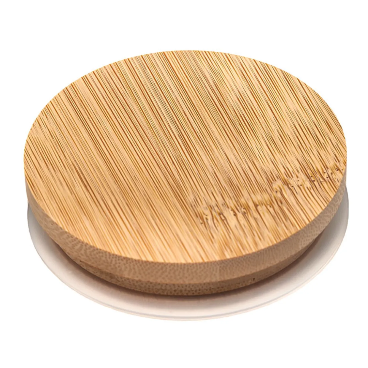 Jar Store Large Bamboo Lid | 12 Pack> Wood Lids