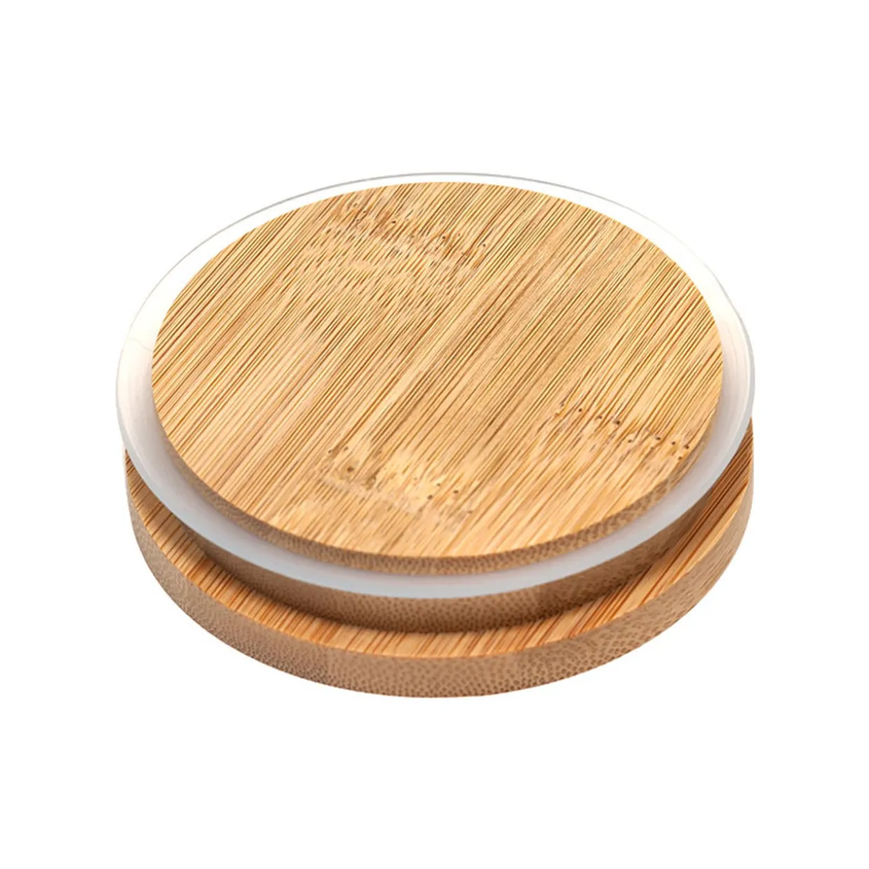 Jar Store Medium Bamboo Lid | 12 Pack> Wood Lids