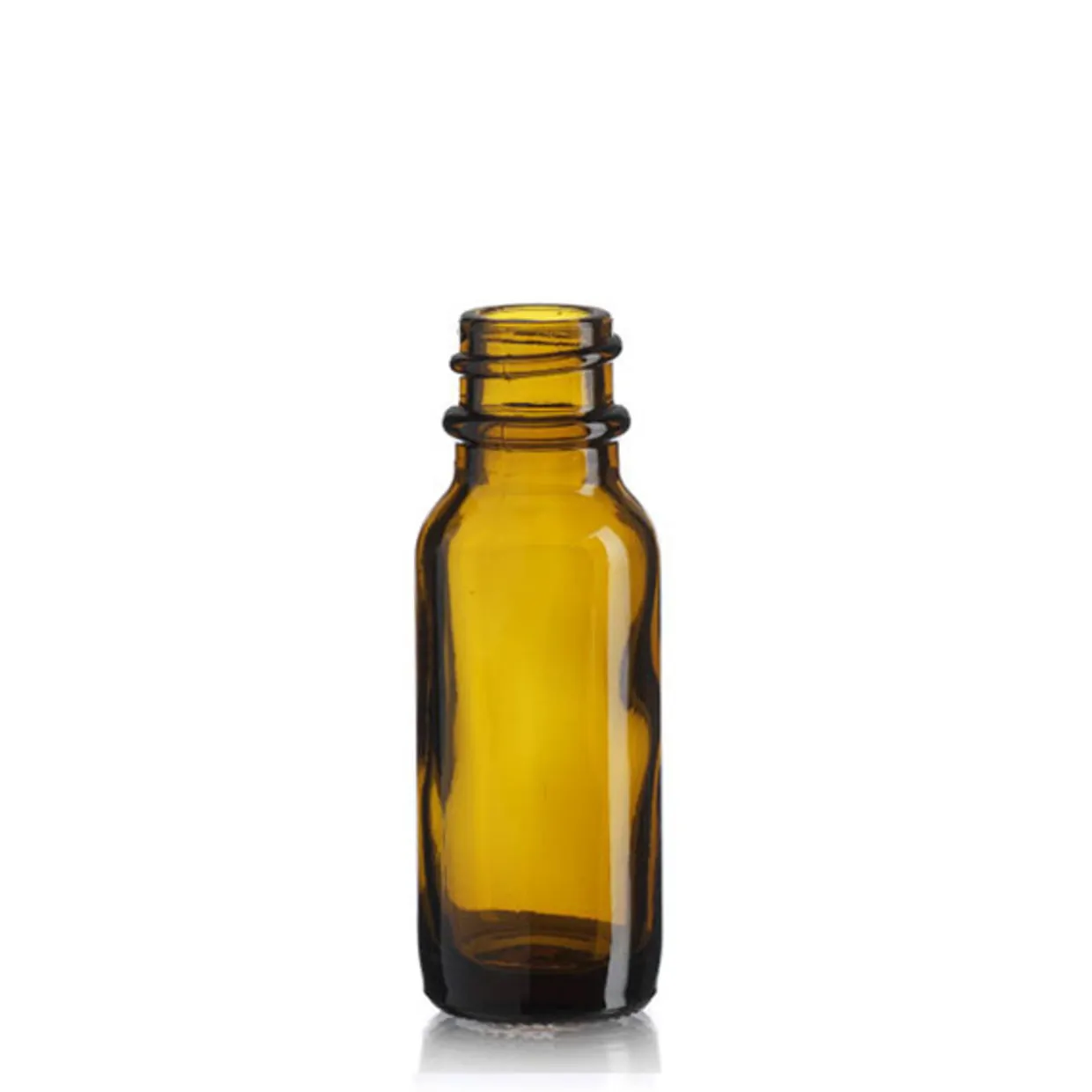 Discount Vials 1/2 Oz Boston Round Bottle 18-400 | 25 Pack> Glass Bottles | Essential Oil Bottles