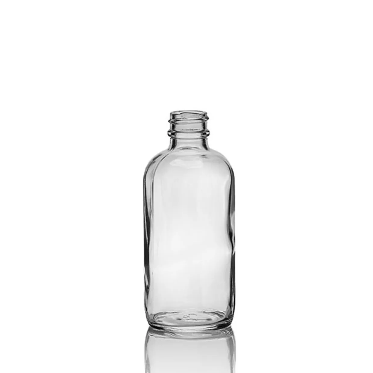 Jar Store 4 Oz. BASCO Boston Round Bottle> Glass Bottles | Essential Oil Bottles