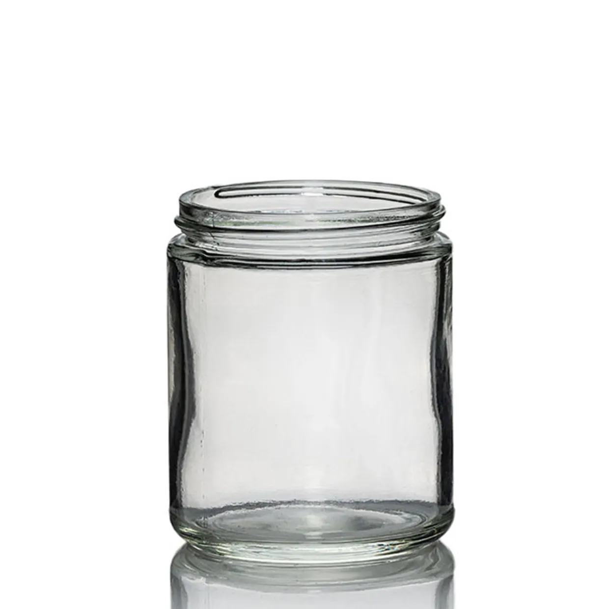 Jar Store 8 Oz. BASCO Straight Sided Jar | 24 Pack> Glass Jars | Cosmetic Jars