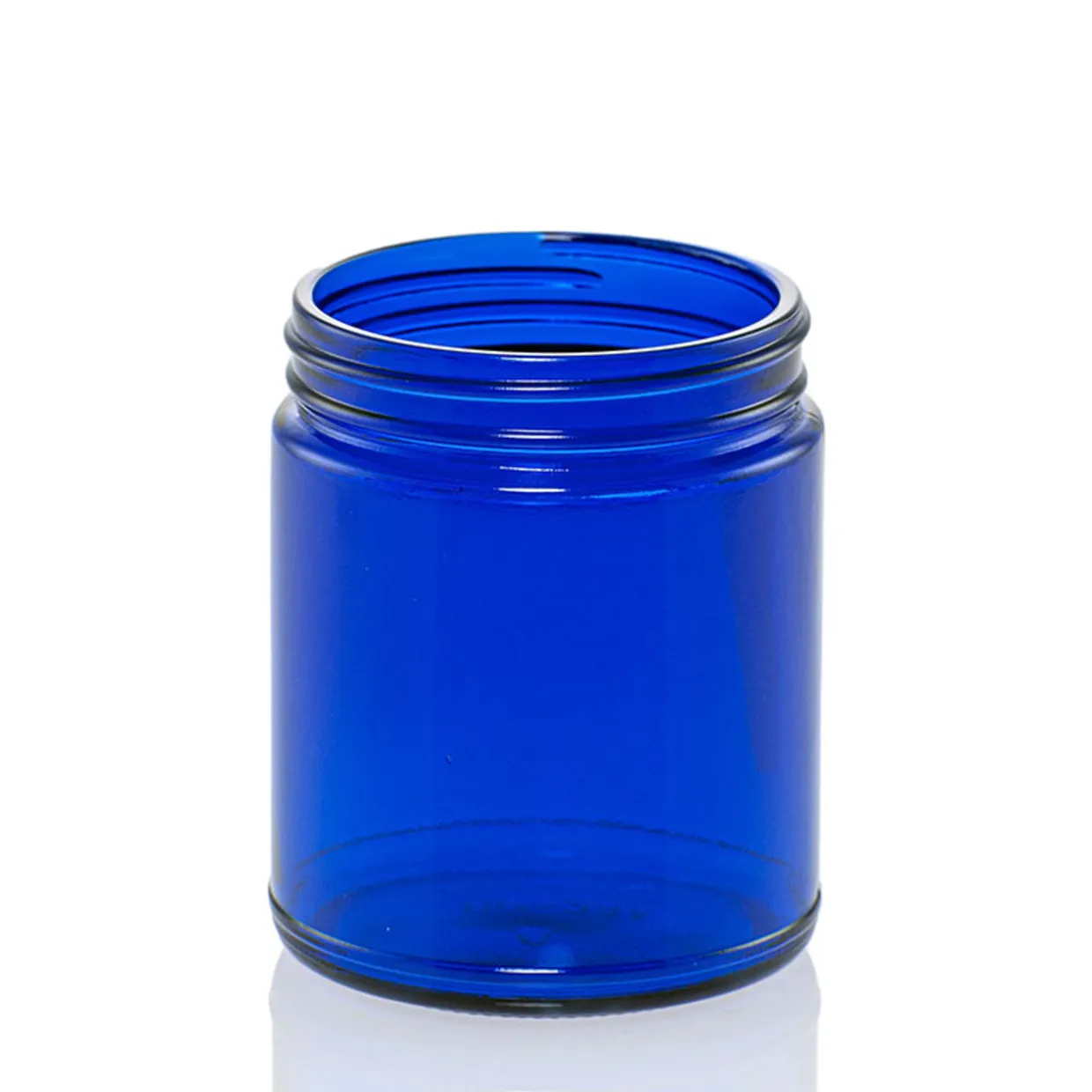 Jar Store 9 Oz Glass Straight Side Jar | 12 Pack> Glass Jars | Cosmetic Jars