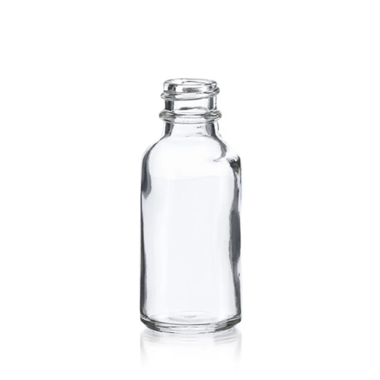 Discount Vials 1 Oz Boston Round Bottle 20-400 | 25 Pack> Glass Bottles | Essential Oil Bottles