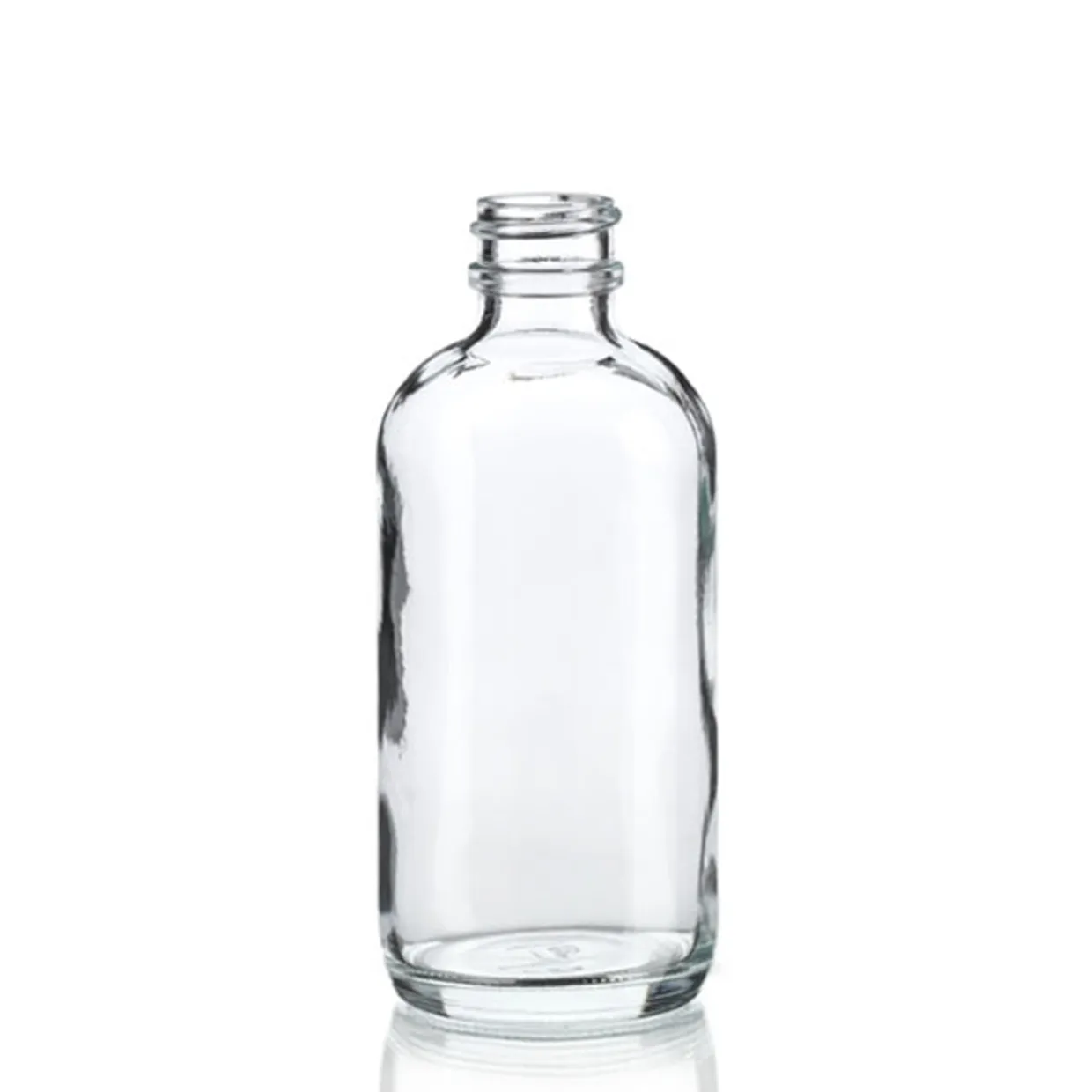 Discount Vials 4 Oz Boston Round Bottle 22-400 | 12 Pack> Glass Bottles | Essential Oil Bottles