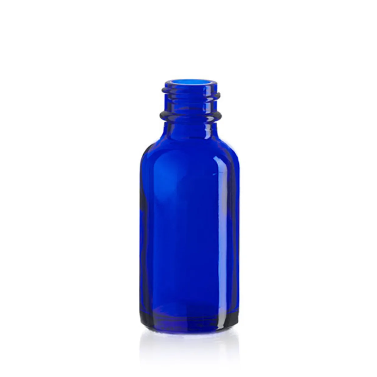 Discount Vials 1 Oz Boston Round Bottle 20-400 | 25 Pack> Glass Bottles | Essential Oil Bottles