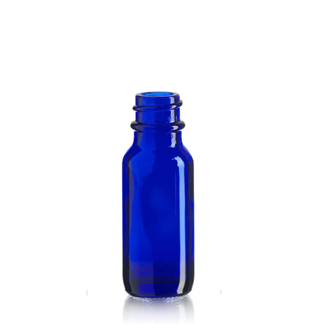 Discount Vials 1/2 Oz Boston Round Bottle 18-400 | 25 Pack> Glass Bottles | Essential Oil Bottles