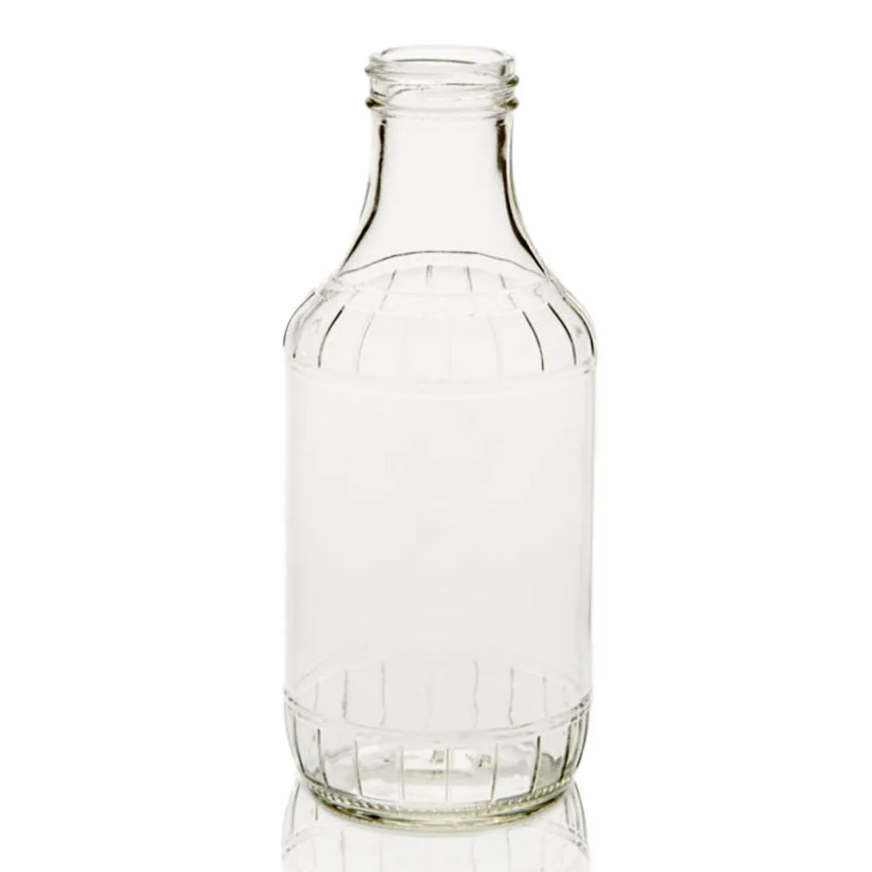 Jar Store 16 Oz. Decanter Sauce Bottle 38-400 | 12 Pack> Sauce Bottles