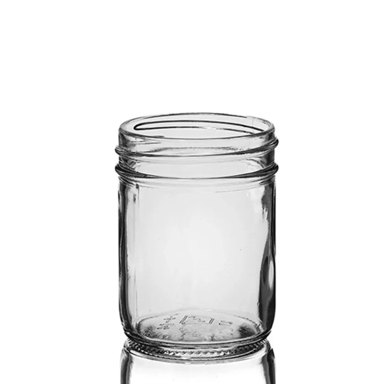 Jar Store 8 Oz. Economy Straight Sided Jelly Jar | 12 Pack> Canning Jar Storage | Mason Jars