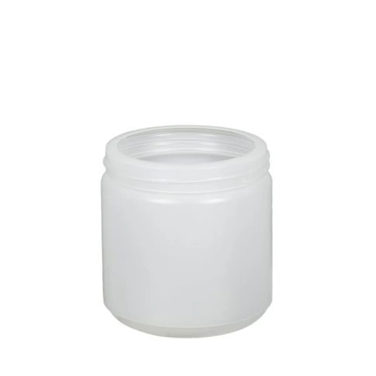 BASCO 16 Oz HDPE Straight Sided Jar 89-400> Straight Sided Jars | Sauce Jars