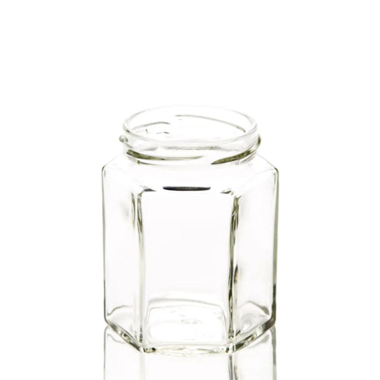 Jar Store 6.4 Oz. Hexagon Jar | 12 Pack> Canning Jar Storage | Unique Canning Jars