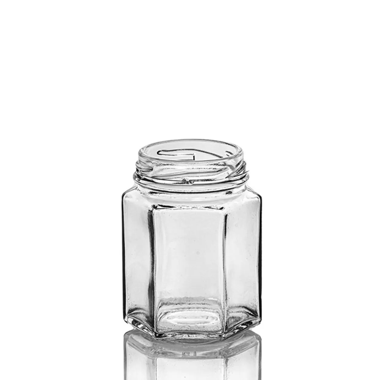 Jar Store 3.7 Oz. Hexagon Jar | 12 Pack> Canning Jar Storage | Unique Canning Jars