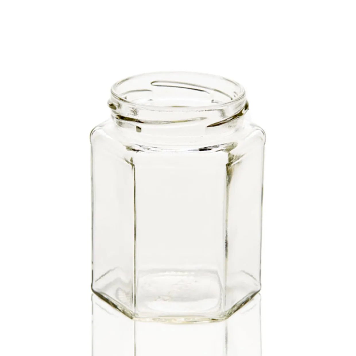 Jar Store 9 Oz. Hexagon Jar | 12 Pack> Canning Jar Storage | Unique Canning Jars