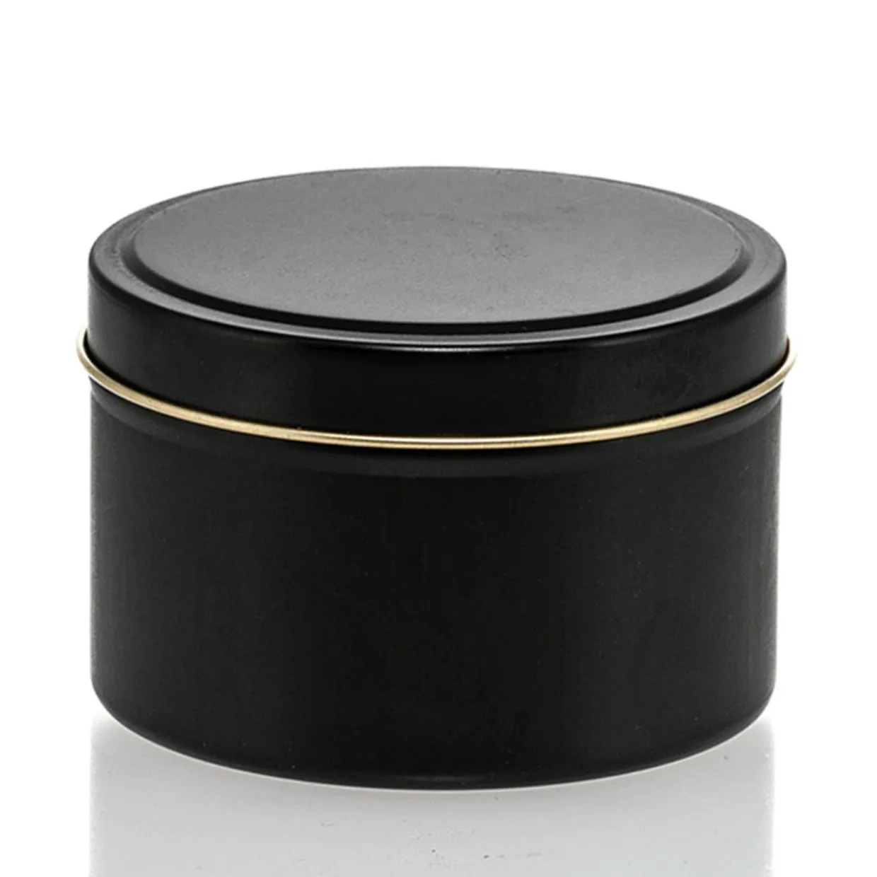Jar Store 8 Oz Candle Tin With Feet | 12 Pack> Candle Jars With Lids | Candle Tins By Size