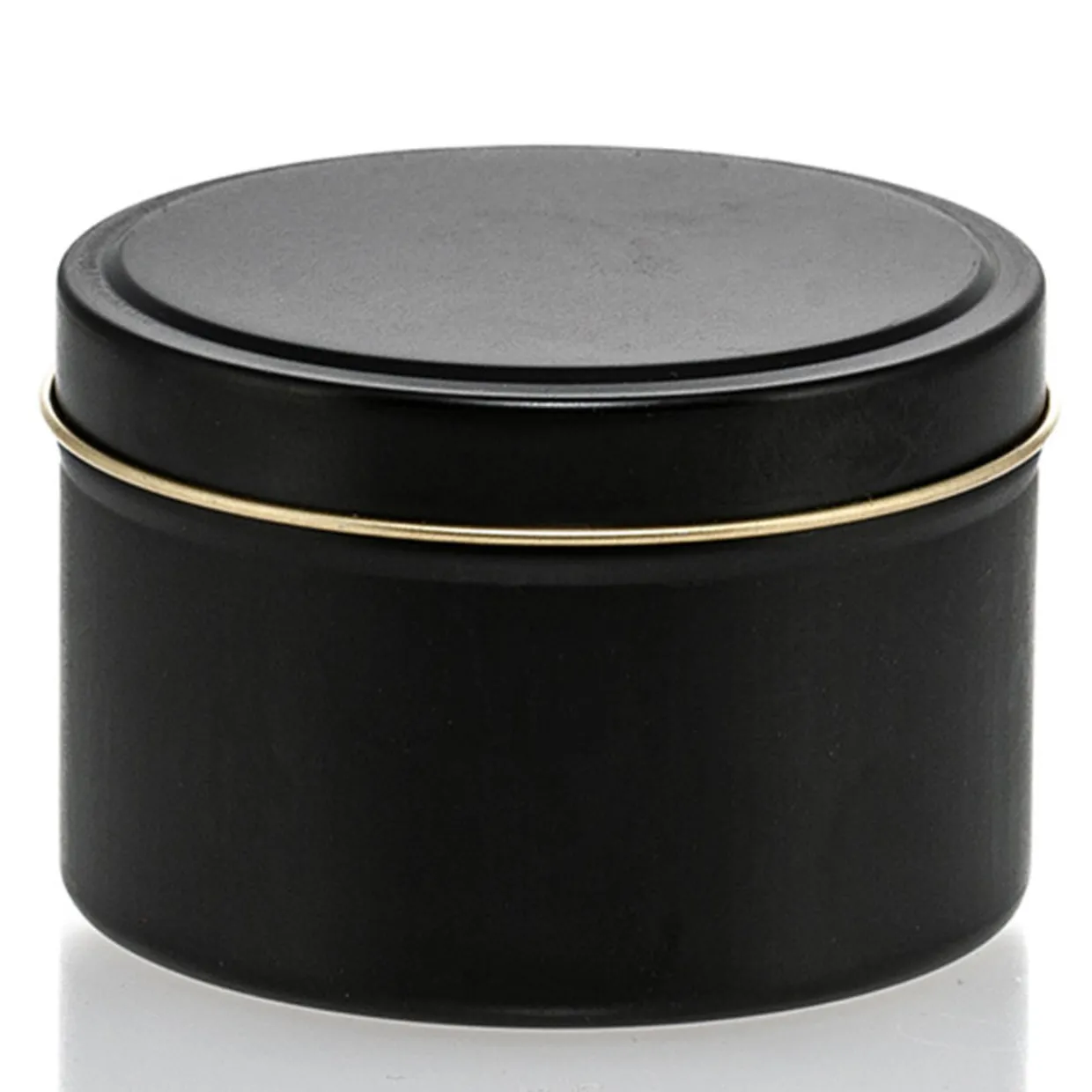 Jar Store 12 Oz Candle Tin With Feet | 12 Pack> Candle Jars With Lids | Candle Tins By Size