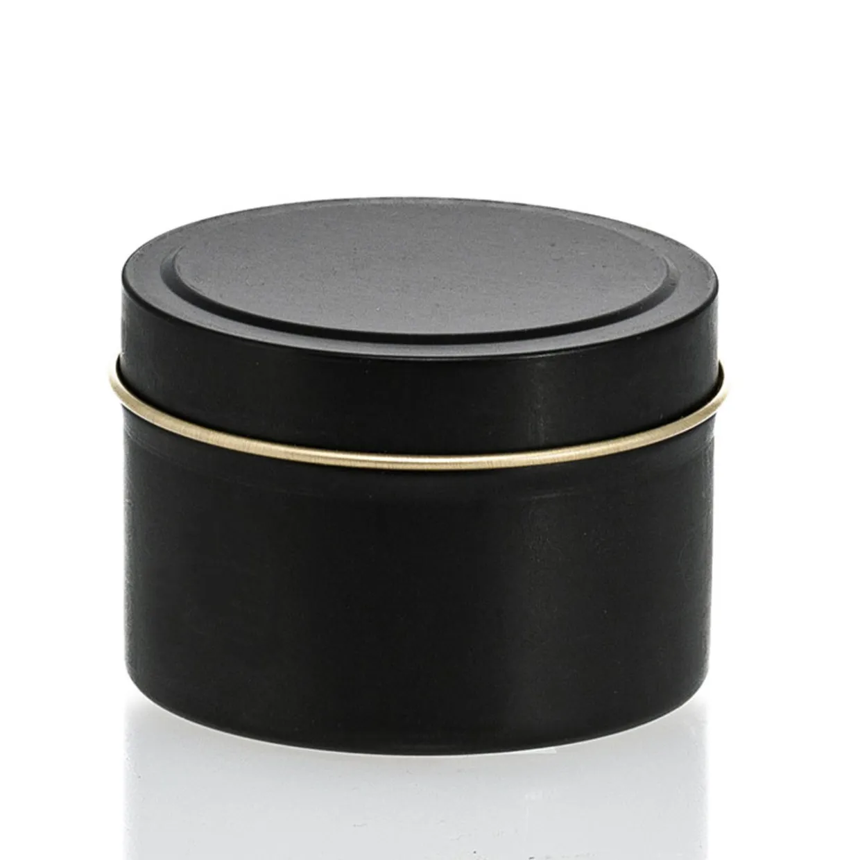 Jar Store 4 Oz Candle Tin With Feet | 12 Pack> Candle Jars With Lids | Candle Tins By Size