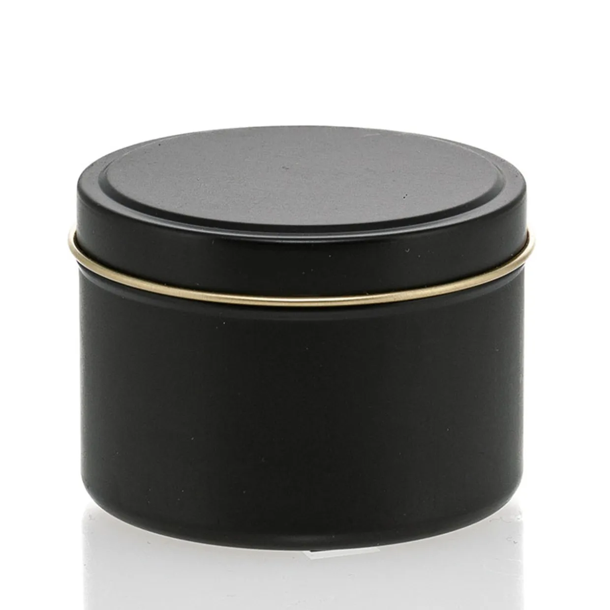 Jar Store 6 Oz Candle Tin With Feet | 12 Pack> Candle Jars With Lids | Candle Tins By Size