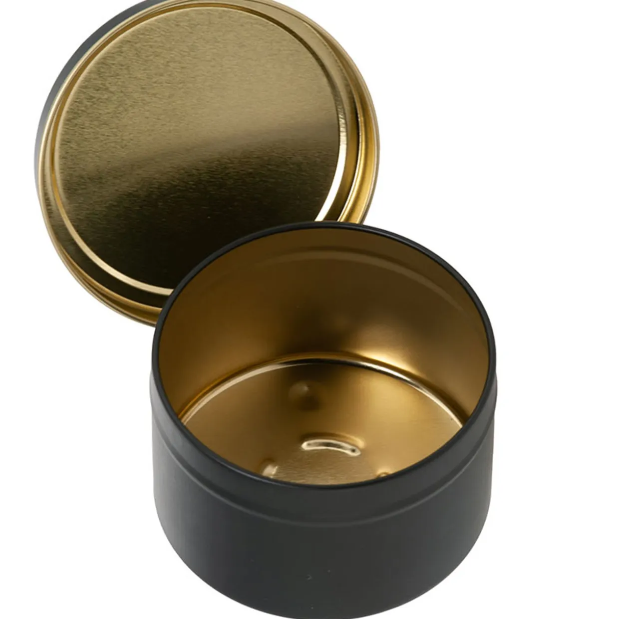 Jar Store 6 Oz Candle Tin With Feet | 12 Pack> Candle Jars With Lids | Candle Tins By Size