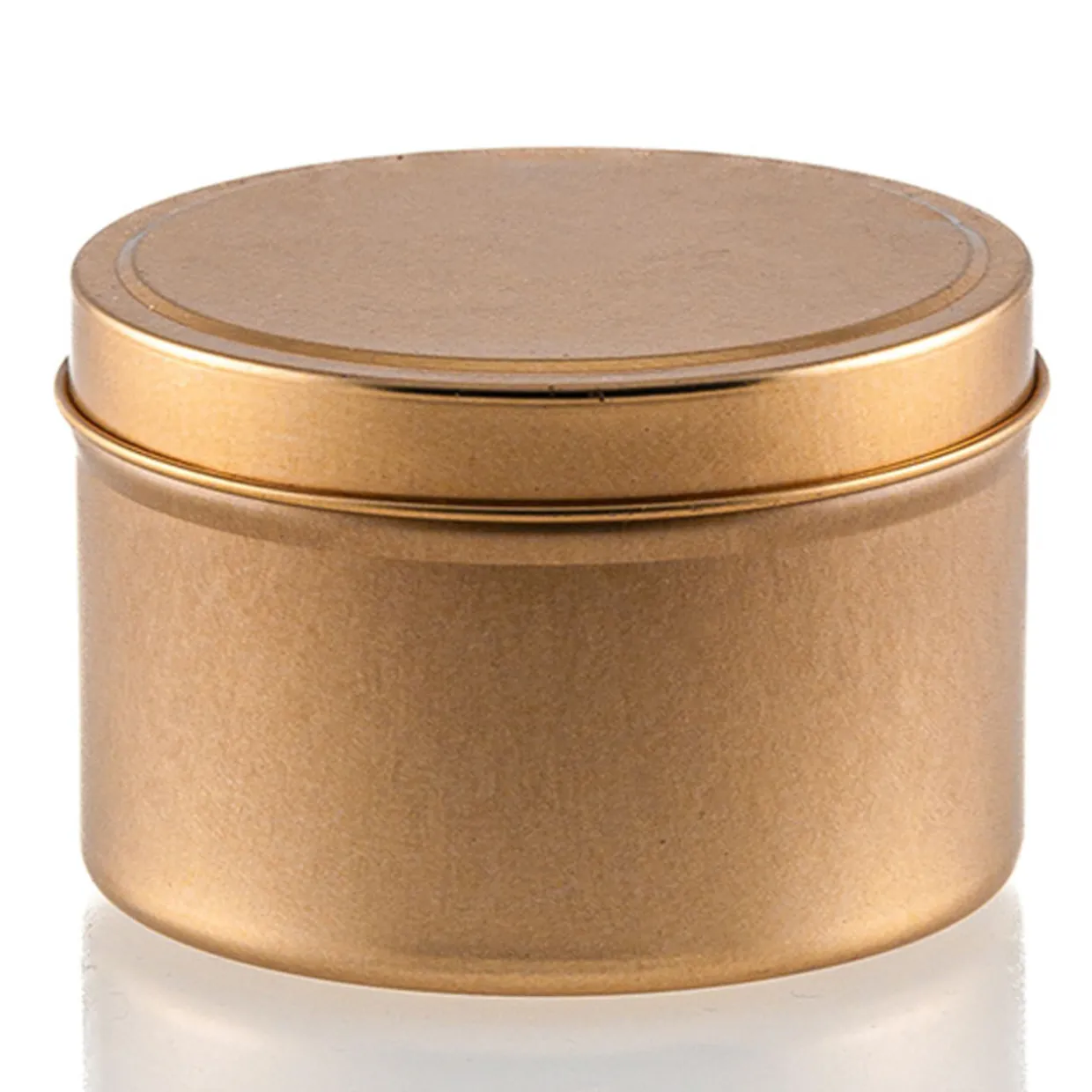Jar Store 12 Oz Candle Tin With Feet | 12 Pack> Candle Jars With Lids | Candle Tins By Size