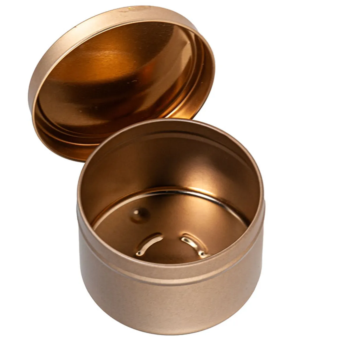 Jar Store 4 Oz Candle Tin With Feet | 12 Pack> Candle Jars With Lids | Candle Tins By Size