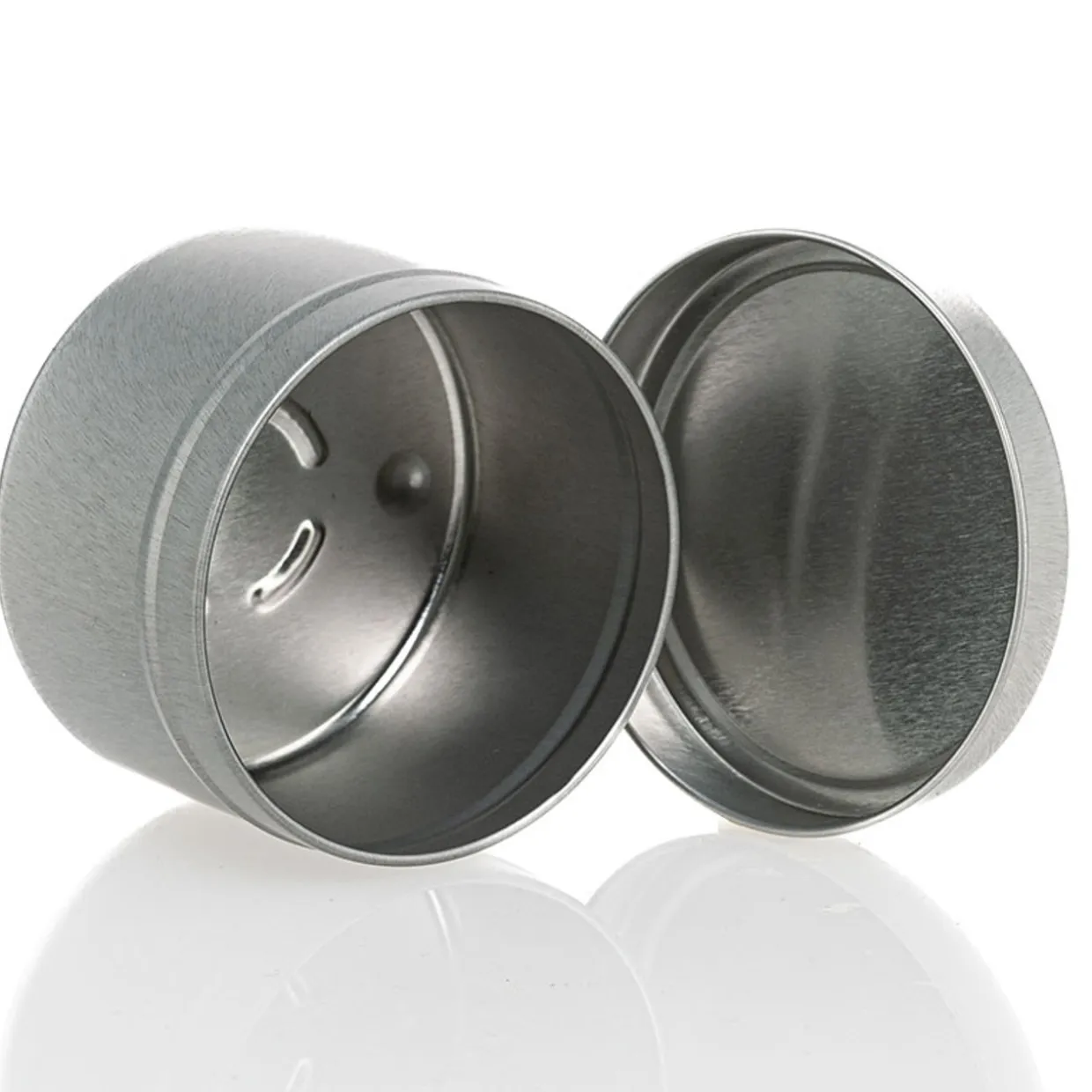 Jar Store 12 Oz Candle Tin With Feet | 12 Pack> Candle Jars With Lids | Candle Tins By Size