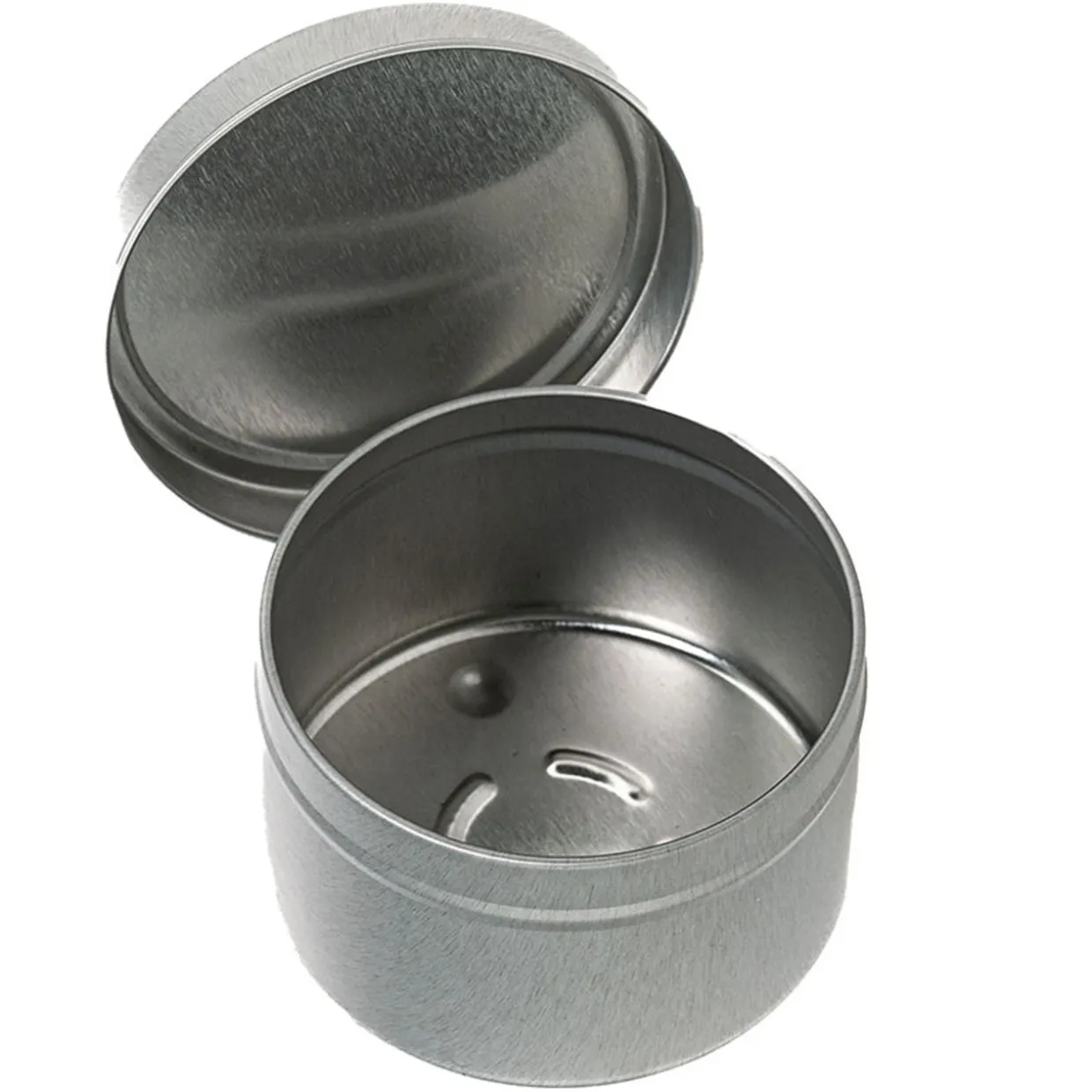 Jar Store 6 Oz Candle Tin With Feet | 12 Pack> Candle Jars With Lids | Candle Tins By Size