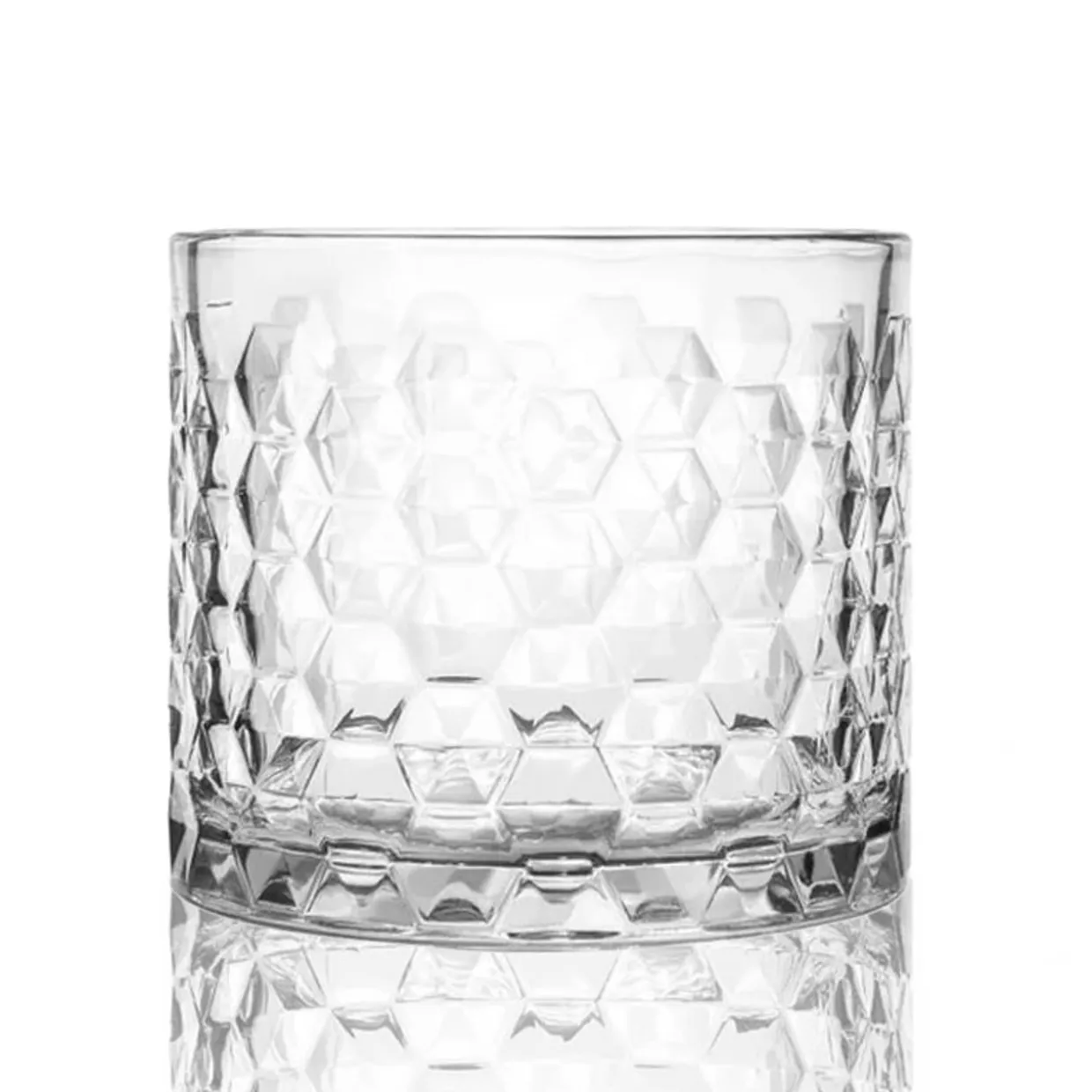 Libbey 18 Oz 3 Wick Hexagon Pattern Candle Jar | 12 Pack> Unique Candle Vessels | Glass Candle Jars By Size