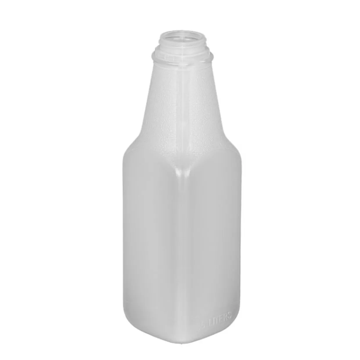 Jar Store 32 Oz HDPE Tall Square Tamper Evident Bottle 38-400 | 12 Pack> Juice Bottles