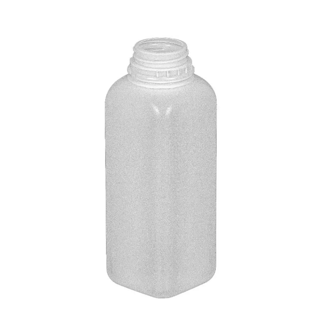 Jar Store 16 Oz HDPE Tall Square Tamper Evident Bottle 38-400 | 12 Pack> Juice Bottles