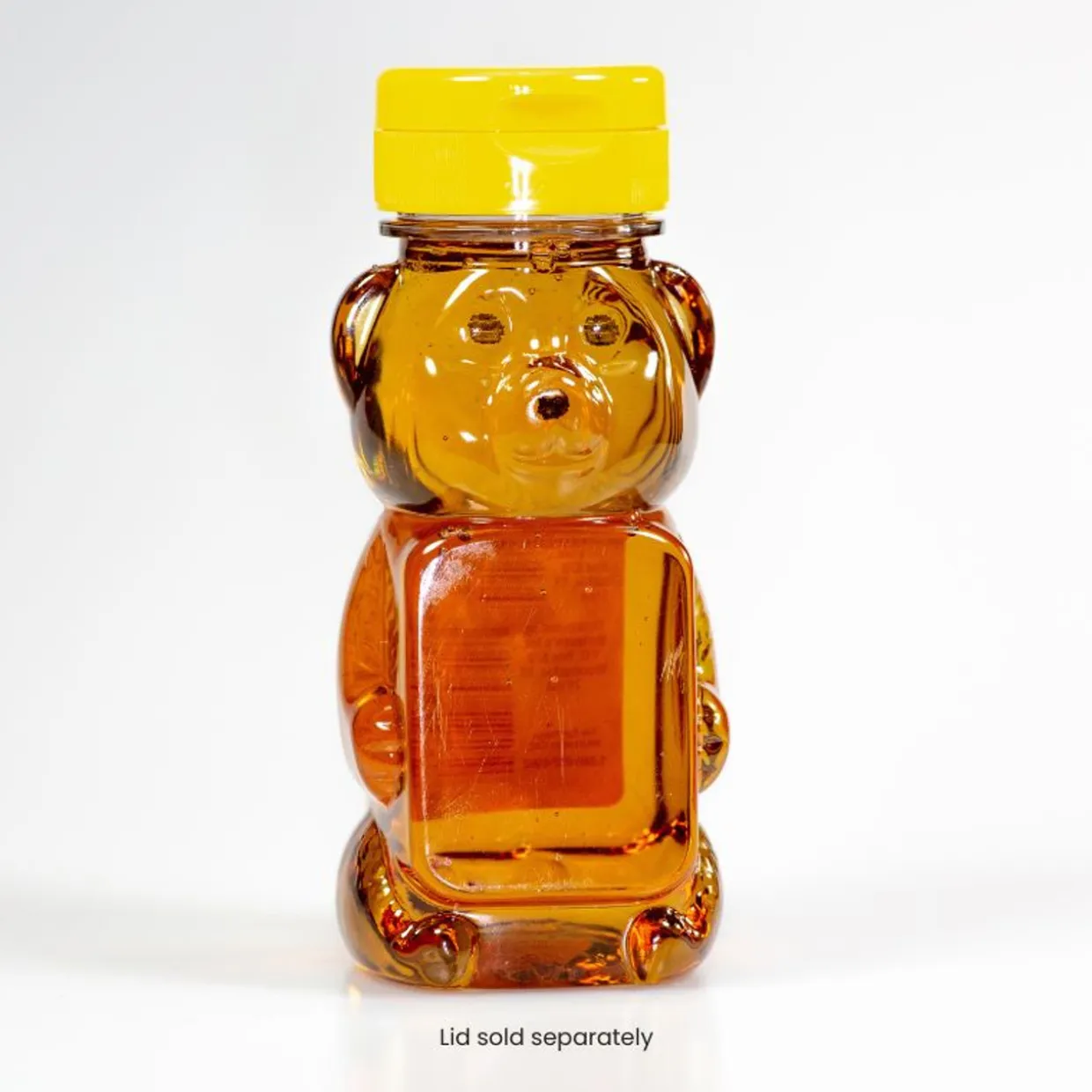 Jar Store 12 Oz PET Honey Bear 2-Sided Label Panel 38-400 | 12 Pack> Honey Jars And Bottles