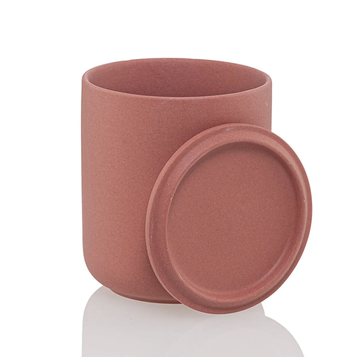 Jar Store 12.7 Oz Ceramic Candle Jar With Lid | 16 Pack> Unique Candle Vessels | Candle Jars With Lids