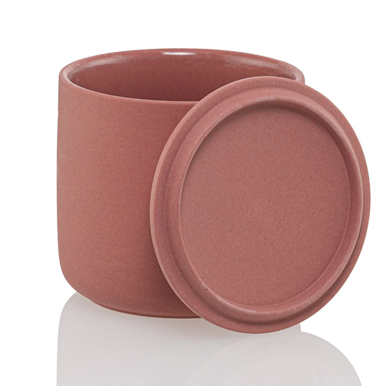 Jar Store 13.5 Oz Ceramic Candle Jar With Lid | 16 Pack> Unique Candle Vessels | Candle Jars With Lids