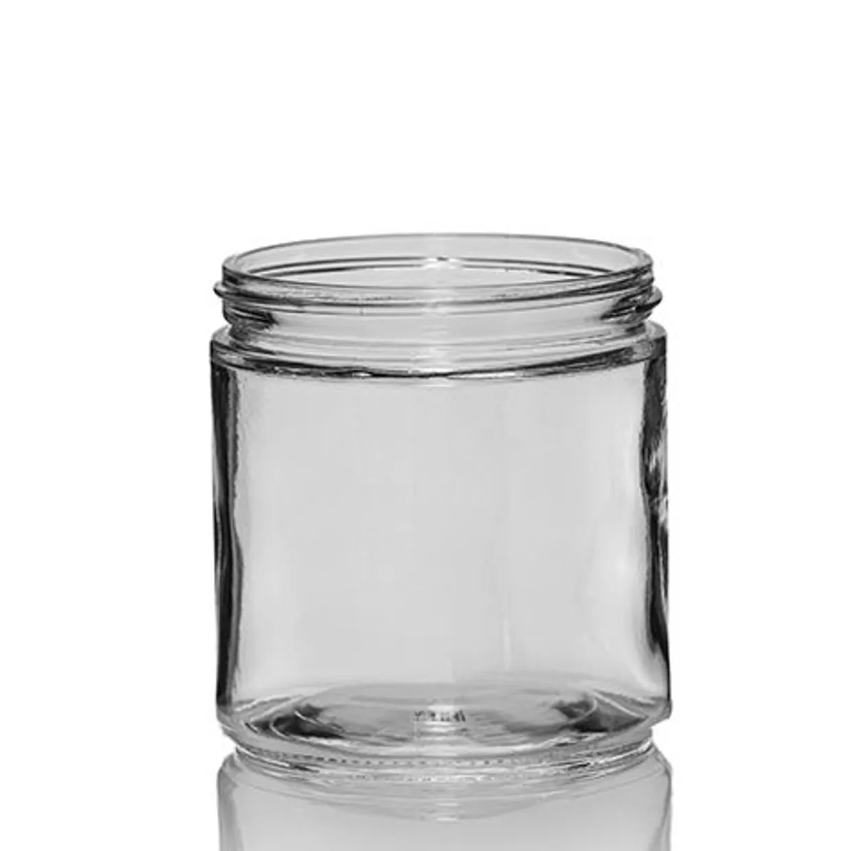 Jar Store 16 Oz Straight Sided Jar 89-400 | 12 Pack> Glass Jars | Cosmetic Jars