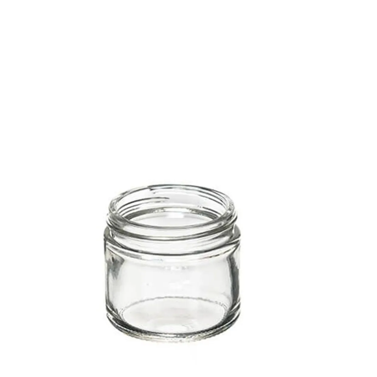 Jar Store 2 Oz Straight Sided Jar 53-400 | 24 Pack> Glass Jars | Cosmetic Jars