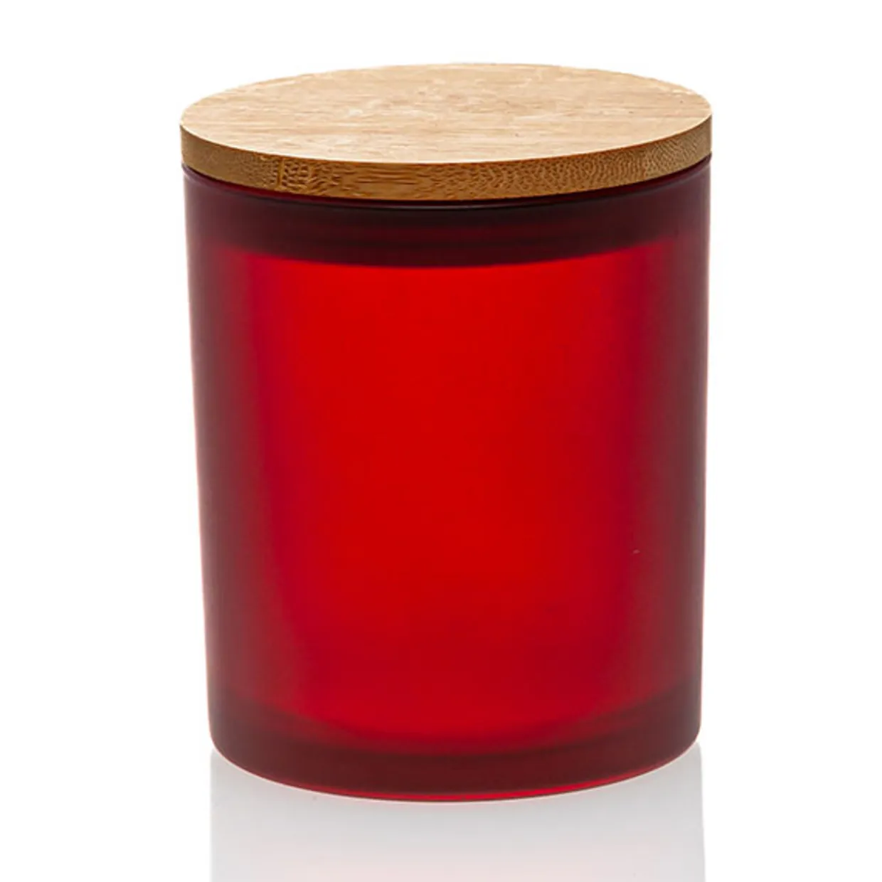 Jar Store Colo Candle Jar - 14.5 Oz With Bamboo Lid | 12 Pack> Candle Jars With Lids | Glass Candle Jars By Size