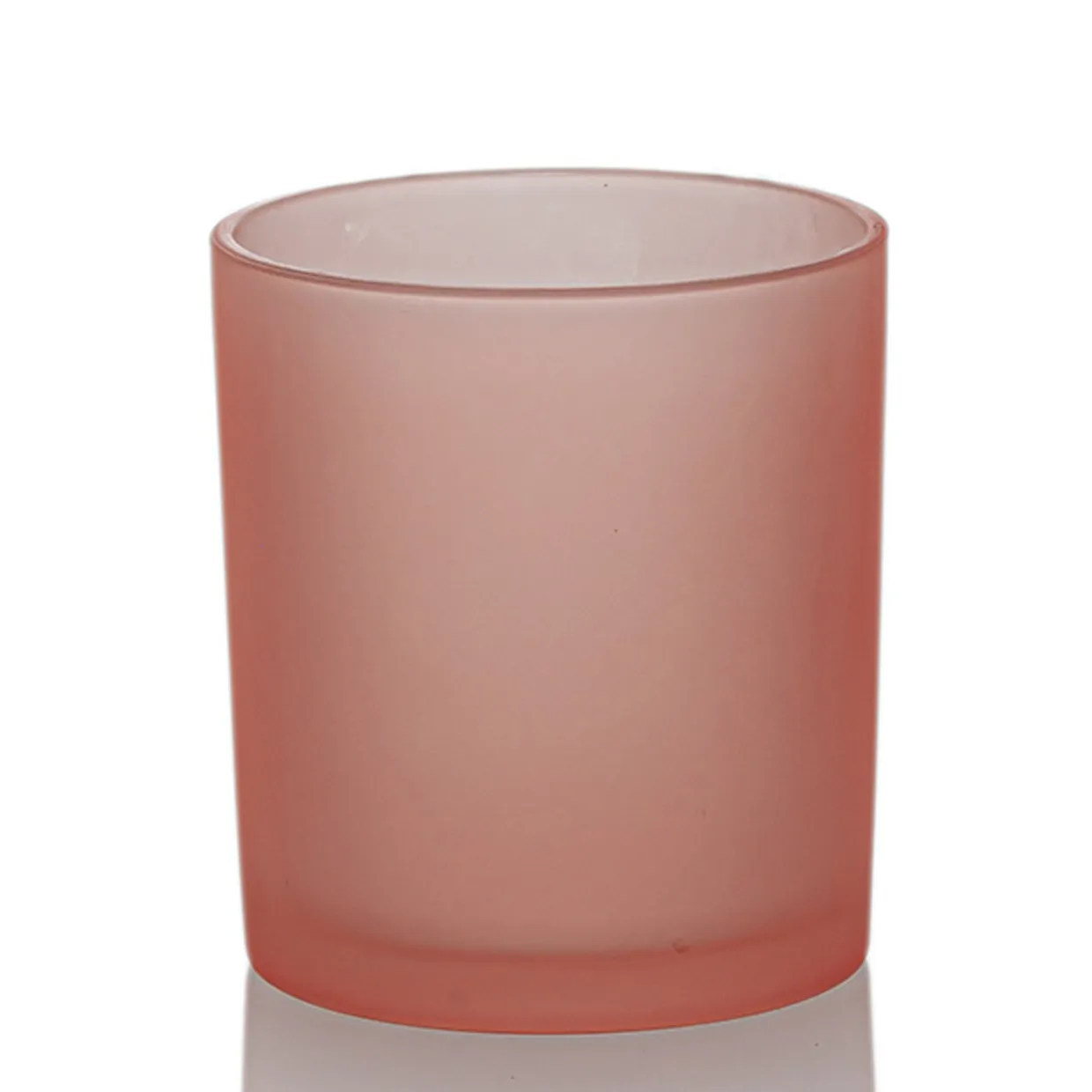 Jar Store Colored Candle Jar - 14.5 Oz With Bamboo Lid | 12 Pack> Glass Candle Jars By Size | Cylinder Candle Jars