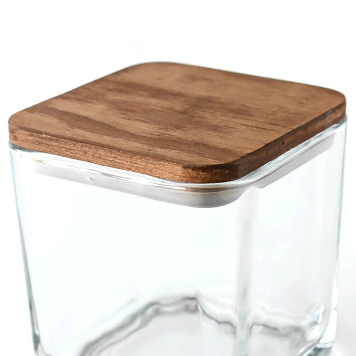 Jar Store Timber Square Wood Candle Lid | 12 Pack> Wood Lids