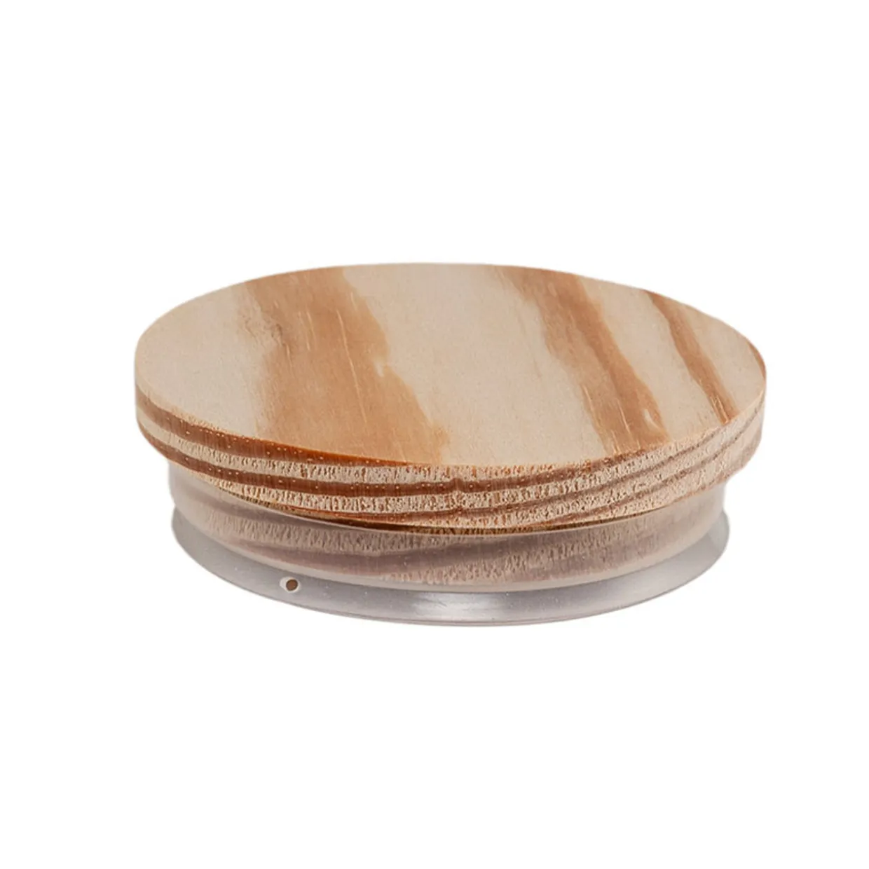 Jar Store Woodland Pine Lid For Anchor Madison 3 Inch | 12 Pack> Wood Lids